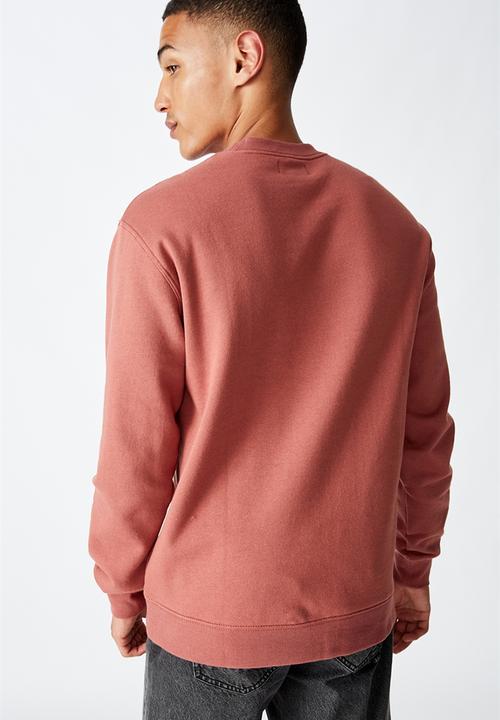 Cotton On - Supply crew fleece - oxblood