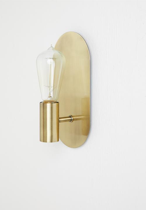 Sixth Floor - Kim wall light - gold