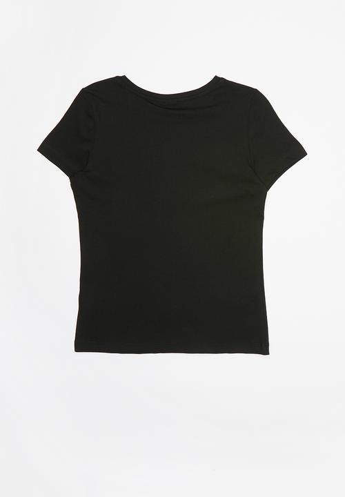Name It - Osana short sleeve regular top - black