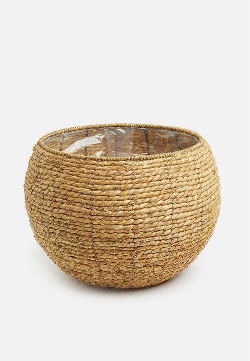 Sixth Floor - Banjar floor planter - brown