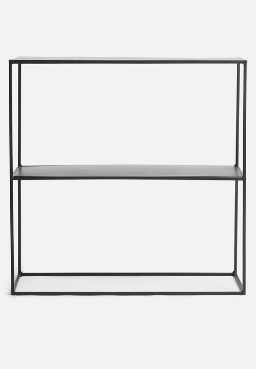 H&S - 2-Layer side table - black