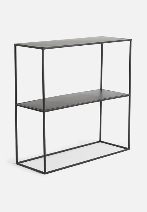 H&S - 2-Layer side table - black