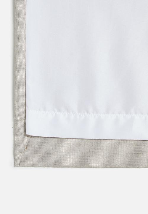Sixth Floor - Linen look taped curtain - natural