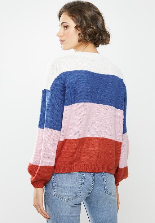 ONLY - Emy long sleeve pullover - multi 