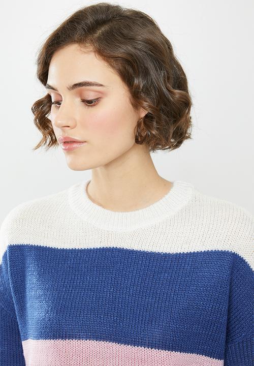 ONLY - Emy long sleeve pullover - multi 