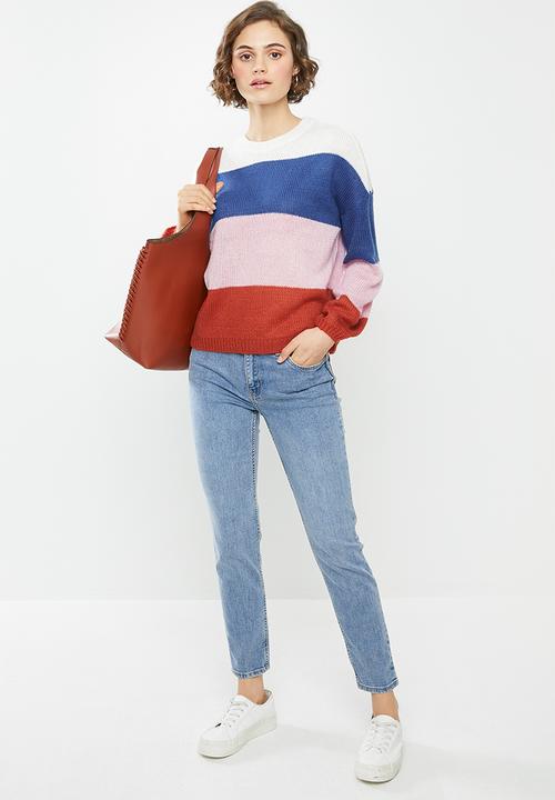 ONLY - Emy long sleeve pullover - multi 