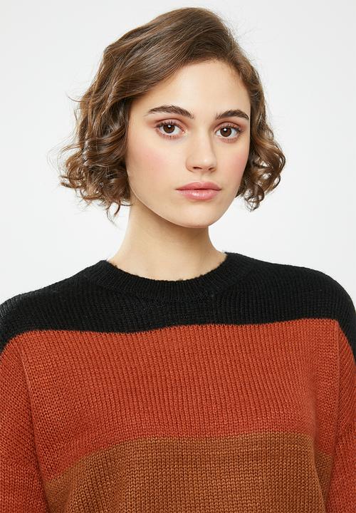 ONLY - Emy long sleeve pullover - multi 