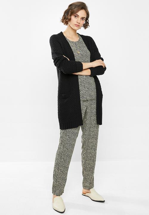 Jacqueline de Yong - Starr life pants - black & neutral