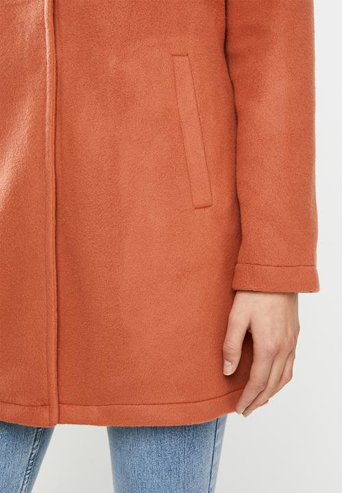 Vero Moda - Brush 3/4 length jacket - orange