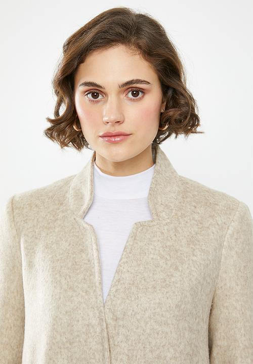Vero Moda - Brush 3/4 length jacket - beige