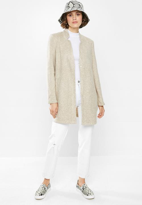 Vero Moda - Brush 3/4 length jacket - beige