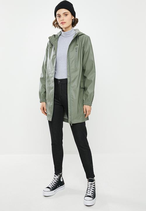 ONLY - Emma raincoat - green