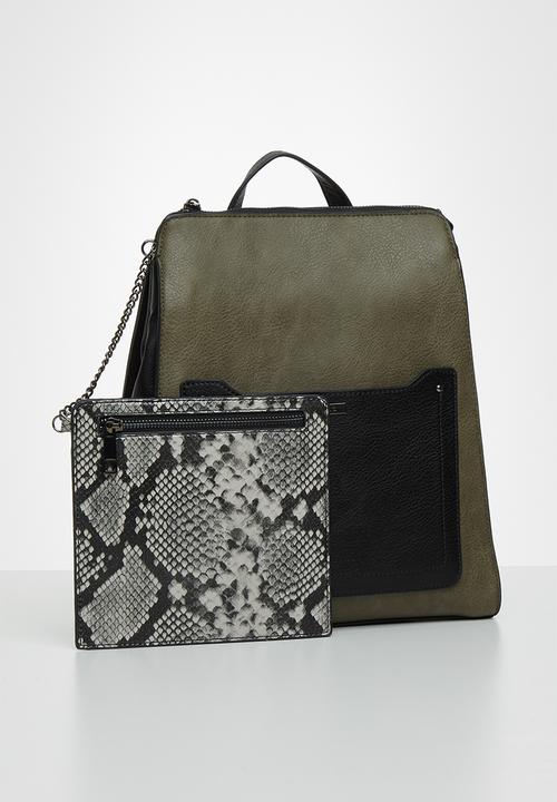 ALDO - Portwin - khaki & black