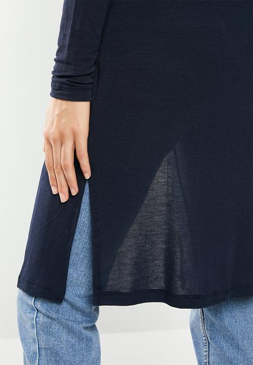 Vero Moda - Milla Essie long sleeve cardigan - night sky 