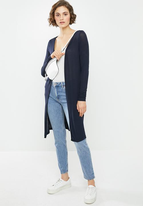 Vero Moda - Milla Essie long sleeve cardigan - night sky 