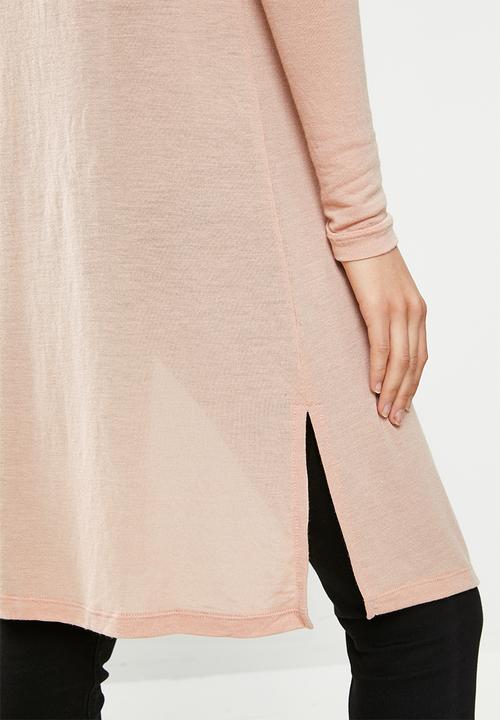 Vero Moda -  Milla Essie long sleeve cardigan - mahogany rose