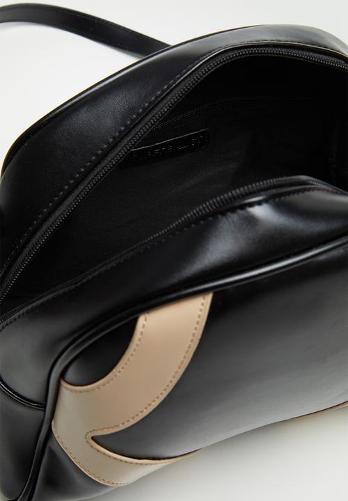 Superbalist - Half moon crossbody bag - black & beige