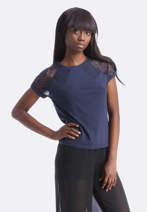 Vero Moda - Jane Lace Sleeve S/S Top