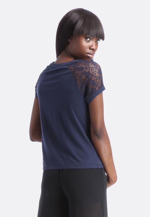 Vero Moda - Jane Lace Sleeve S/S Top