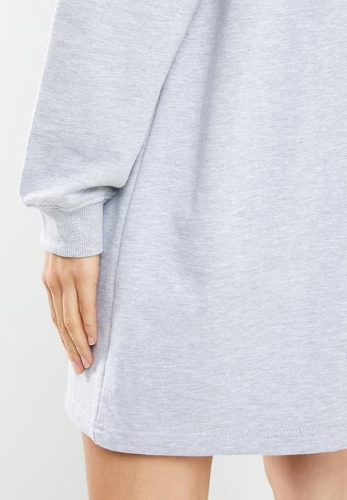 Missguided - Basic sweater dress - grey
