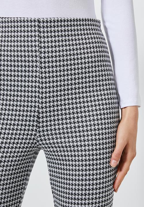 Superbalist - Houndstooth tregging - black & white