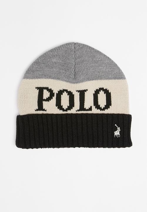 POLO - Chris polo scarf & beanie set - grey & navy 