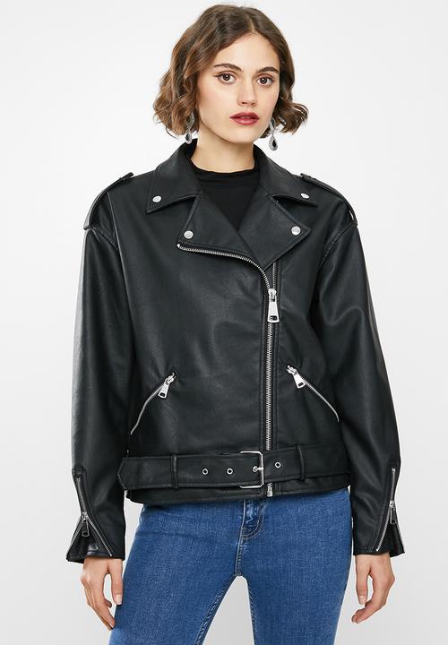 black boyfriend biker jacket