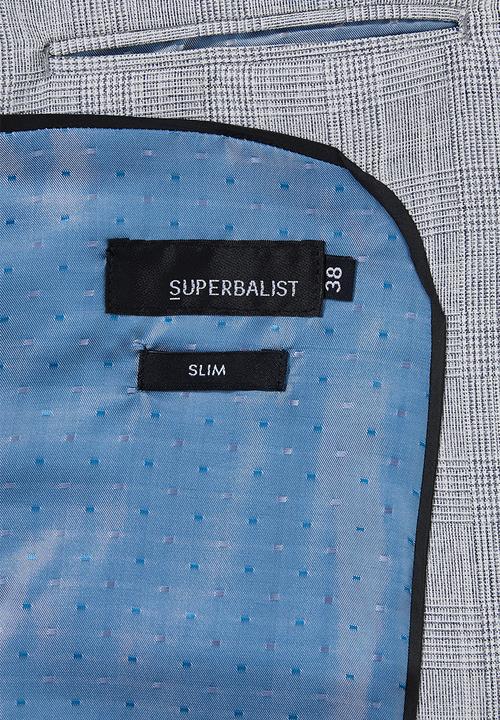 Superbalist - Regent slim fit blazer - grey