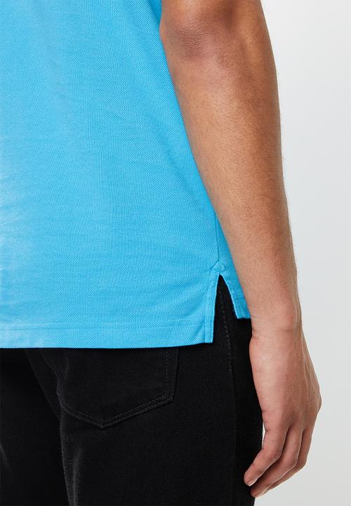 Tommy Hilfiger - Basic tipped regular polo - blue