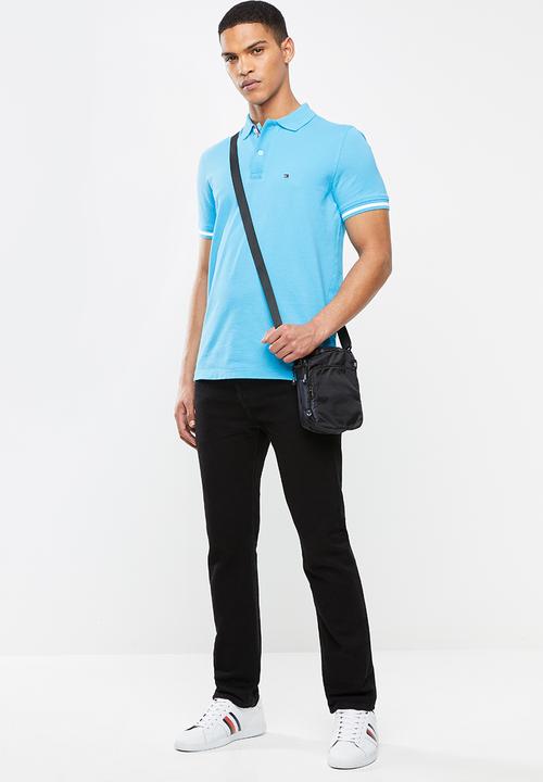 Tommy Hilfiger - Basic tipped regular polo - blue