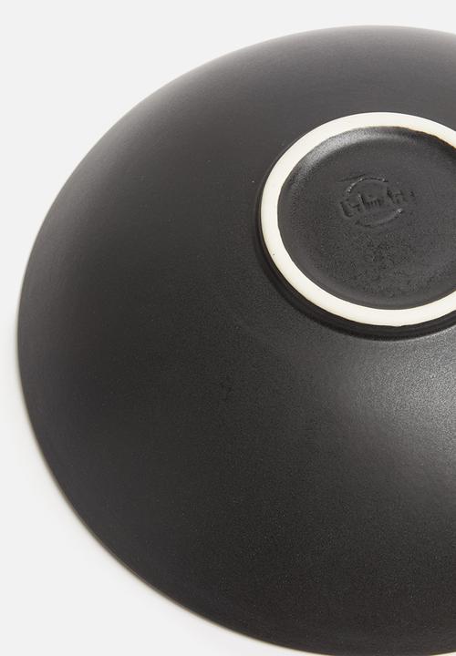 Urchin Art - Coal serving bowl - charcoal
