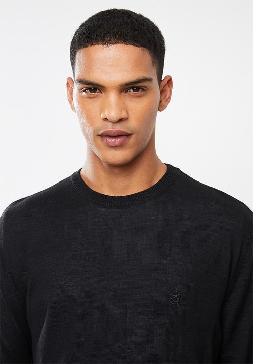 Pringle of Scotland - Peter round neck knit - black