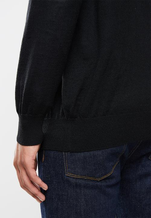 Pringle of Scotland - Peter round neck knit - black