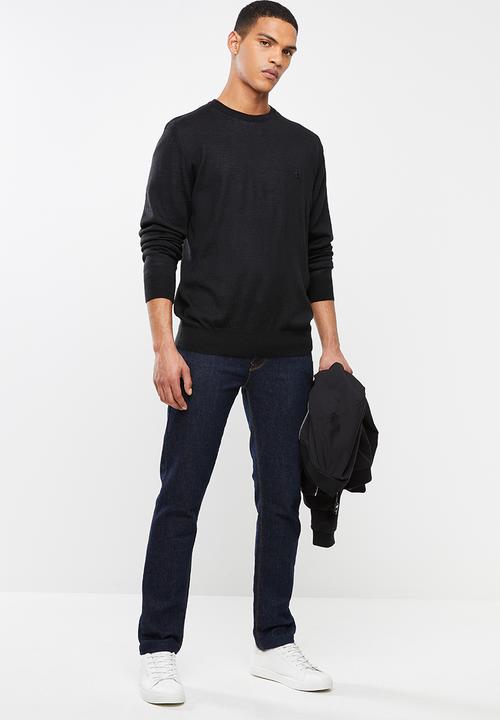 Pringle of Scotland - Peter round neck knit - black