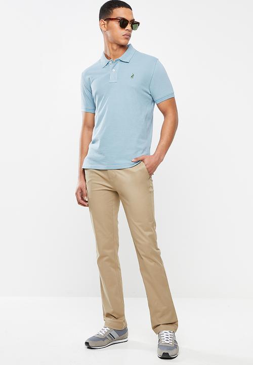 POLO - Carter custom fit pique golfer - blue