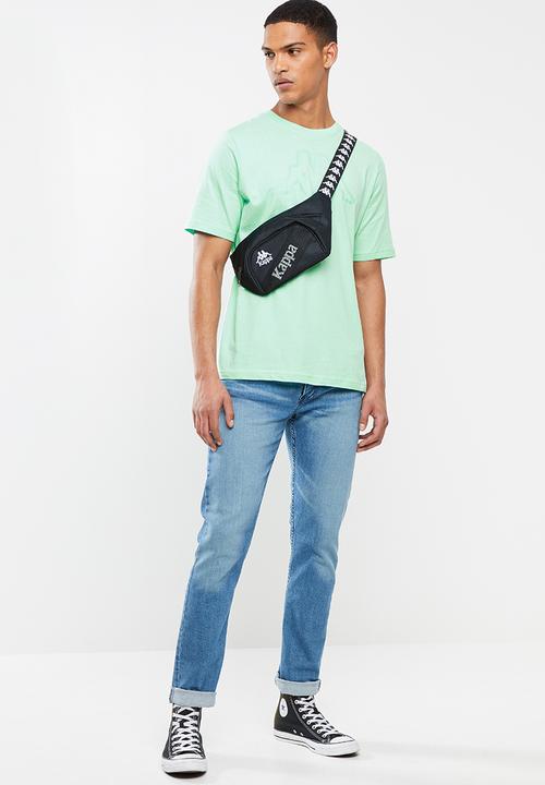 KAPPA - Logo crome tee - aqua