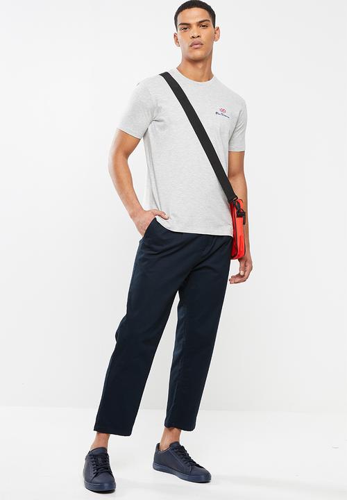 Ben Sherman - ESSENTIAL TEE CREW - GREY MELANGE