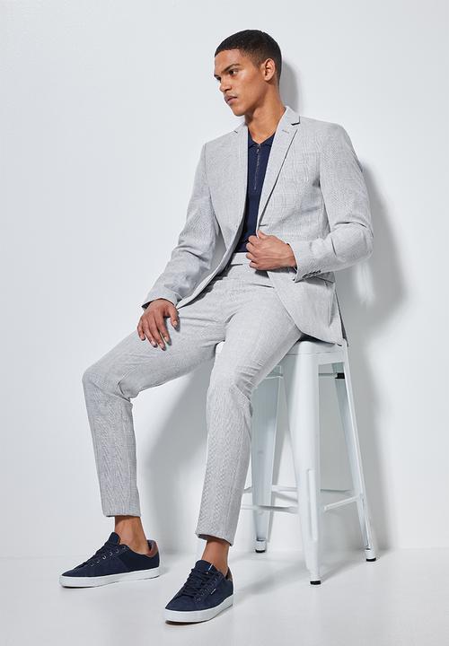 Superbalist - Regent slim fit blazer - grey