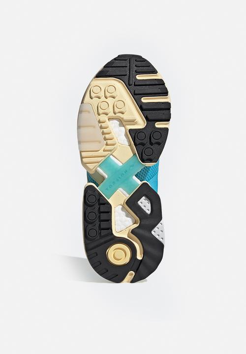 adidas Originals - ZX Torsion - bright cyan / linen green / blue