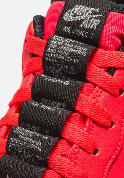Nike - Air Force 1 '07 - laser crimson-black-white