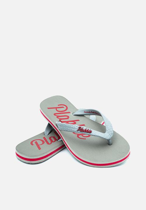 Plakkie - Plakkie flip-flop - clifton grey & red