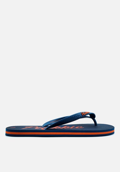 Plakkie - Plakkie flip-flop - gonubie blue & orange