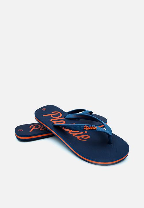 Plakkie - Plakkie flip-flop - gonubie blue & orange