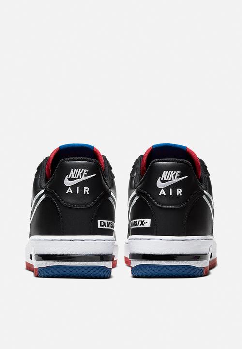 Nike - Air Force 1 react - black / white-gym red-gym blue
