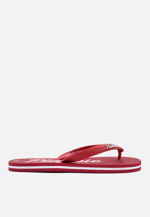 Plakkie - Plakkie flip-flop - lookut red & white