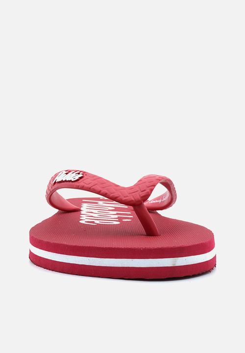 Plakkie - Plakkie flip-flop - lookut red & white