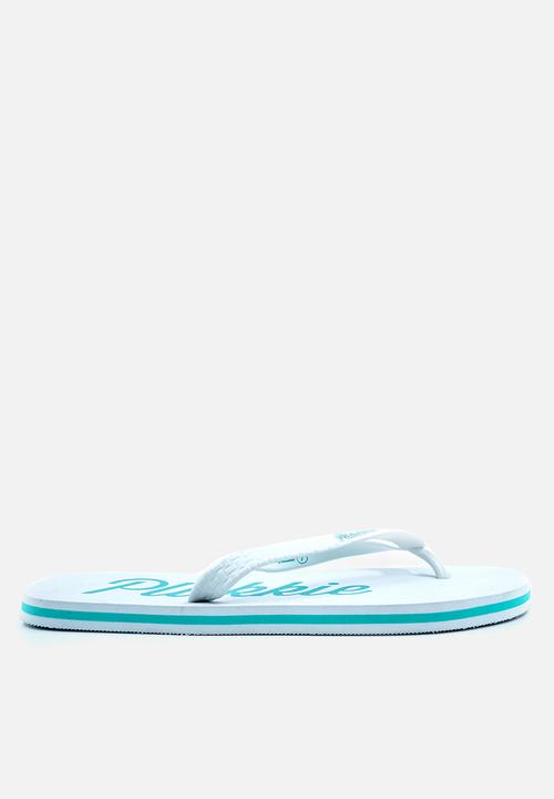 Plakkie - Plakkie flip-flop - port saint johns white & blue