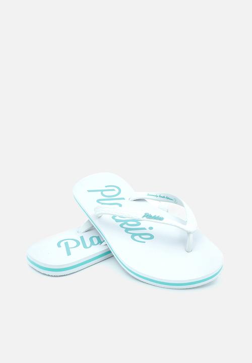 Plakkie - Plakkie flip-flop - port saint johns white & blue