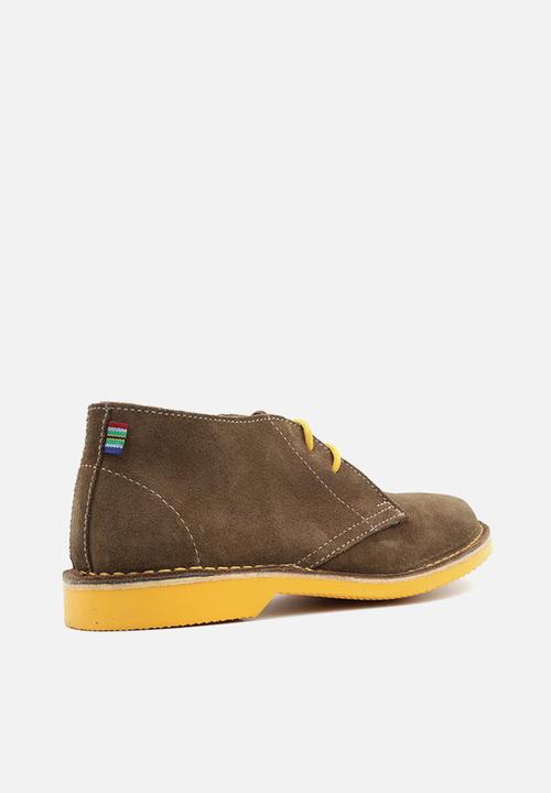 Veldskoen - Veldskoen heritage vilikazi - brown with yelllow sole
