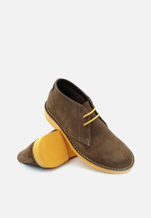 Veldskoen - Veldskoen heritage vilikazi - brown with yelllow sole
